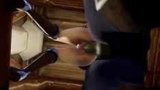 Играть Орк и человек испытывают растяжение связок, поднимаясь вверх по ее внутренностям.