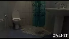 Redare Sex virgin fierbinte în băi