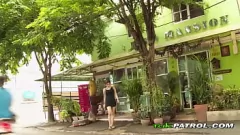 Play Foreigner Destroys Tight Asian Slit in Outdoor Encounter