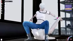 播放 亚洲夫妇的亲密女牛仔和肛交