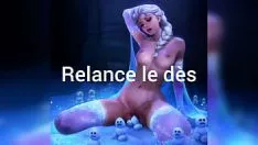 Redare Elsa unmelted hentai french joi avec d&esculpture;s (jucărie în fund, jucărie cu gheață)